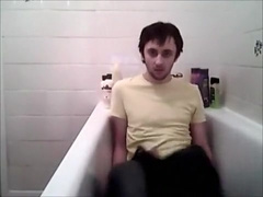 Piss myself and wank