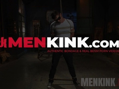 New captive Jed Athens gets electrified and anal fucked savagely