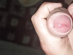 Pee and cum in my hand