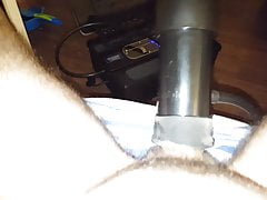 Tremblr milking machine sucking my cock