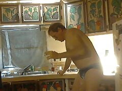 John nobles killing his butan cock cum