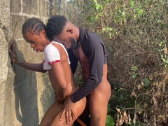 Out in the forest with a BIG BLACK COCK, Youngster couldn’t treat all that jizz-shotgun.