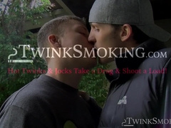 Rimming ass and sucking dick by horny studs Joey Perelli and Micah Andrews