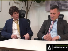 Straight Cristiano Jerks Off His Boss Derek Kage & Does As He Wants For Promotion