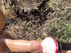 Fucking my cum filled Flashlight
