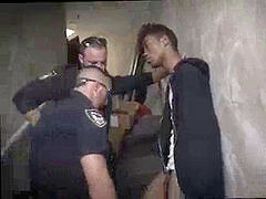 gay cop pound and makes stud suck his dick video Suspect on the Run,