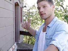 A mechanic repairman gets banged by the a gay dude