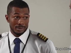 Gay Co Pilots Interracial Anal Sex In Hotel Room - Sean Xavier