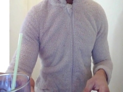 sissy femboy crossdresser self urinate guzzling