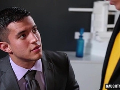 Watch this big-dicked stud give a sloppy oral pleasure hook-up with a cumshot