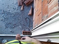 Pissing inside the digger