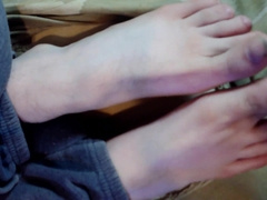 The tops of my soles