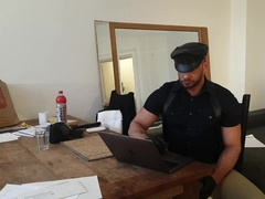 PREVIEW Fetish cam - Paul Europe in Condom, Leather, Police, in the tub