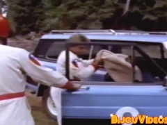 Strung Up batty boy fellows have an outdoor threeway