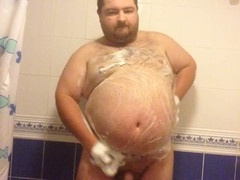 Chubby bear shower clip