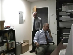 Gay employees sucking dick