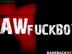 Jeremy George gets naked and slides his giant dick into Troye Jacob's eager mouth