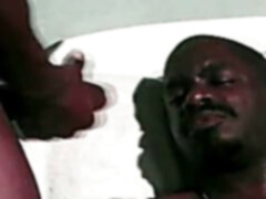 Black lover throats it before enjoying great gay anal sex