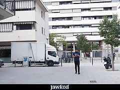 Hookup App Gay Hunk Bareback Fucking - Jawked