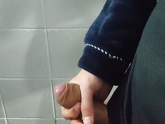 Hot jerk off in shower