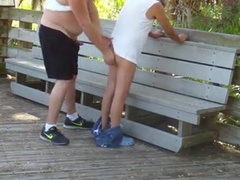 Abuelo y gordito: sexo público con maduros amateurs