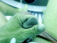 Tanning salon rub down