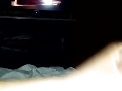 Chubby hispanic guy edging with cumshot