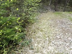 Cumming in the woods