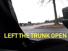 Carpark Load While Raining Fully Naked Public Mar-2017