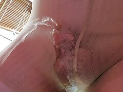 Pissing in my pantyhose