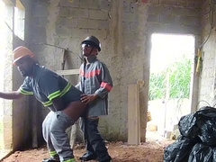 electrician fuckin' the helper during the service