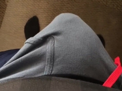Edging in Adidas Sweats & Basketball Cut-Offs