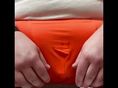 Tiny dick chubby pissing boxer briefs multiple times