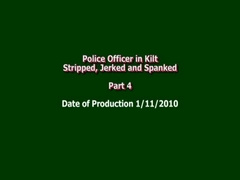 Police Officer In Kilt,