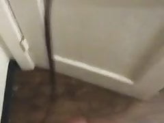 Jacking off im horny my cock is Hard
