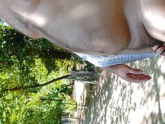 Try on haul the new summer micro underwear collection in the park 4.
