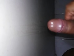 gozando na porta