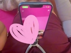 Make Me Spunk from the Other Side of the Screen Edging My Strenuous Trunk on FaceTime