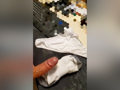 Vocal Stepdad Plays & Fucks Sock For His Fans