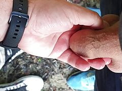 Piss Play on my Nike Saturn 720 during an Hiking Tour