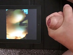 Wank and cum for a friend (slow motion)