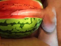 fruit fuck and self swallow - the best comes after cumming 5