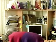 Outrageous twink is stroking his raging boner while naked