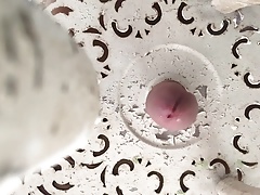 Me fucking a table with tight hole