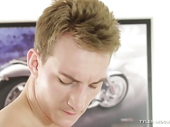 Twink Ryan Torres Strokes Cock