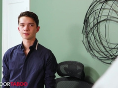 Lad Intern Son Porked By Tattooed Chief - NextDoorTaboo