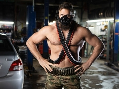 Black hunk endures merciless white inches in restless role play