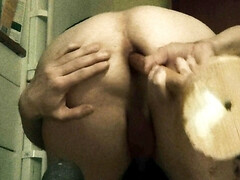 Midnight kitchen anal play