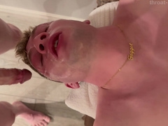 Boy55: 22yo Caged Cocksucker Luca Jaxxson (quickie)