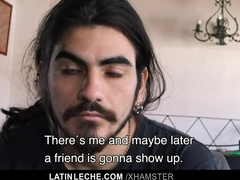 LatinLeche - Uber-cute Latino Hipster Gets A Gloppy Jizm Facial cumshot